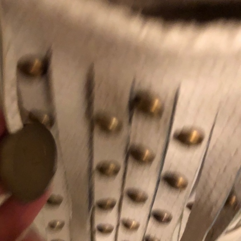 Furla embossed leather hanging grommets crossbody - Picture 2 of 11